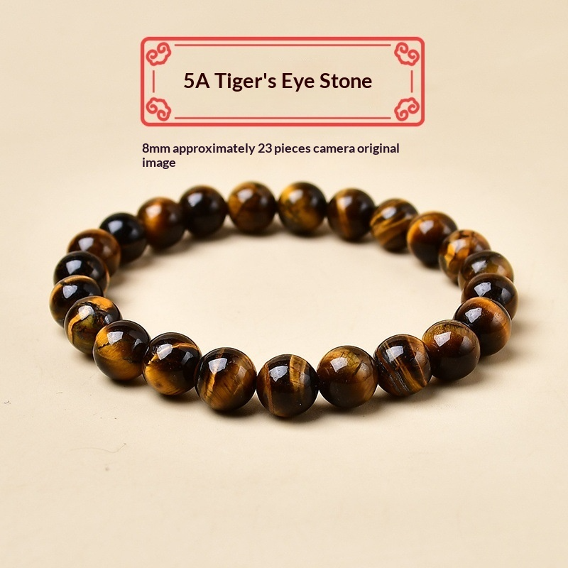 Tiger's Eye Crystal Bracelet |  Natural Healing Gemstone Bracelet |  Confidence · Courage · Protection |  Good Luck Jewelry for Men & Women