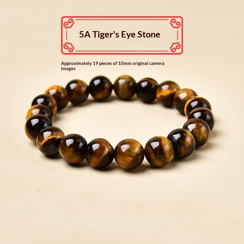 Tiger's Eye Crystal Bracelet |  Natural Healing Gemstone Bracelet |  Confidence · Courage · Protection |  Good Luck Jewelry for Men & Women