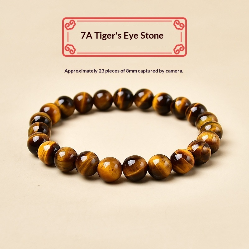 Tiger's Eye Crystal Bracelet |  Natural Healing Gemstone Bracelet |  Confidence · Courage · Protection |  Good Luck Jewelry for Men & Women