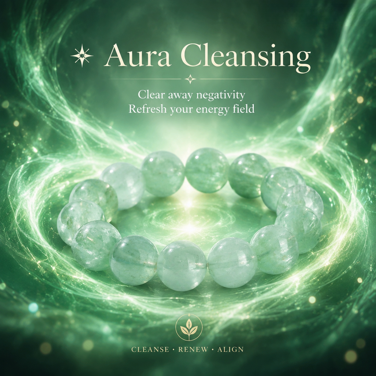 Mint Green Fluorite Bracelet |  7A Natural Crystal Bracelet |  Good Luck · Mental Clarity · Positive Energy |  Rare Healing Gemstone Jewelry